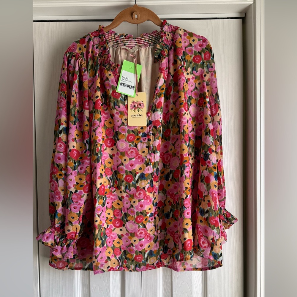 NWT Entro The Bloom Top size M - Picture 5 of 11